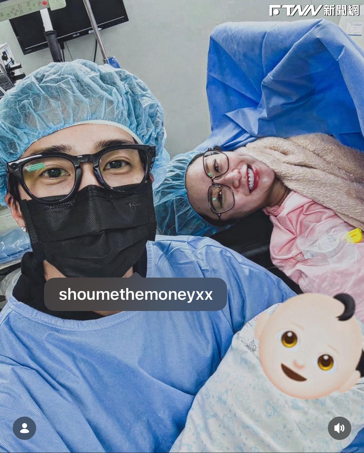 焦凡凡胎位不正緊急剖腹！順產3572克男寶　婁峻碩冷靜陪產「興奮大於感動」
