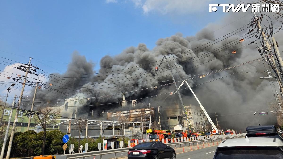 韓汽車零件工廠惡火釀10死59傷！4人仍失聯　現場存化學物質搜救受阻